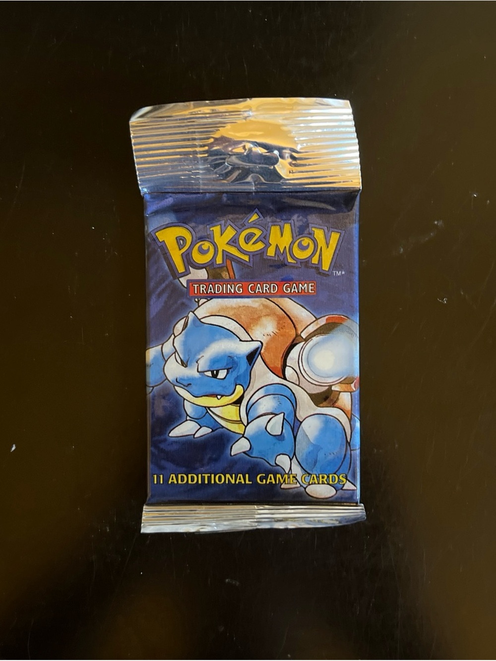 1999 New Sealed Pokemon TCG Base Set Booster Pack WOTC Blastoise Art-long Crimp